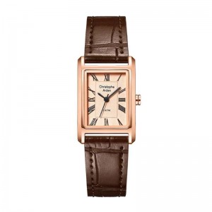 Christophe Arden CA 1006 Rosegold Full Brown Leather Roman LHLRGPN